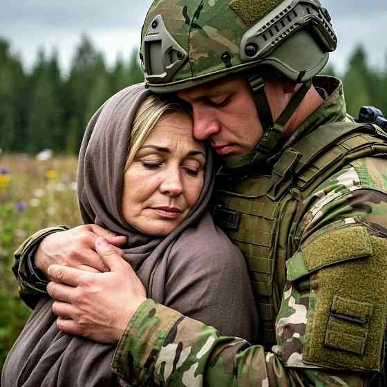Патриотический образ в отрисовке Шахтерск