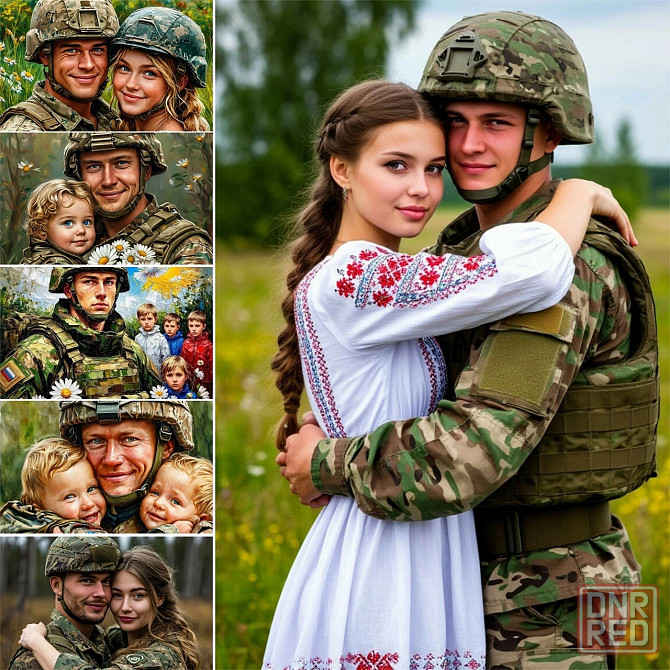 Патриотический образ в отрисовке Шахтерск - изображение 1