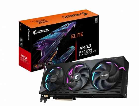 Видеокарта AMD Radeon RX 9070 XT (16GB GDDR6) Gigabyte Aorus Elite Донецк