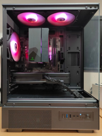 Игровой пк Ryzen 5500 + ARC B570 Донецк
