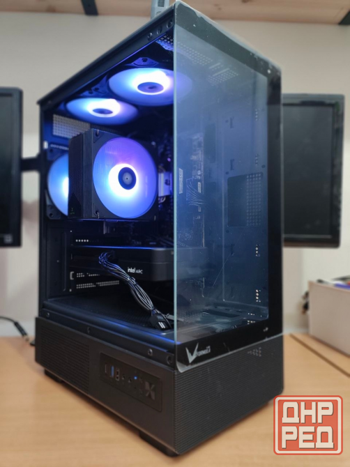 Игровой пк Ryzen 5500 + ARC B570 Донецк - изображение 1