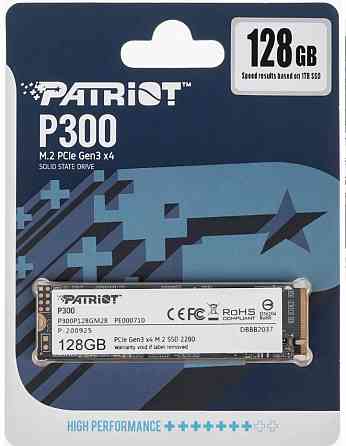 SSD M.2 NVME Patriot P300 128Gb (2100/1650 Mbps) Донецк