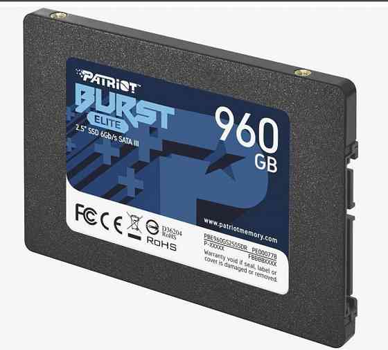 SSD SATA Patriot Burst Elite 960Gb Донецк