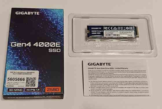SSD M.2 NVME Gigabyte Gen4 4000e 250Gb (PCI-E 4.0. 3500/1800 MBps) Донецк