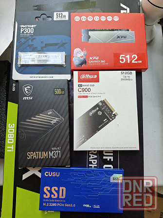 SSD M.2 NVME 500-512GB Донецк - изображение 1