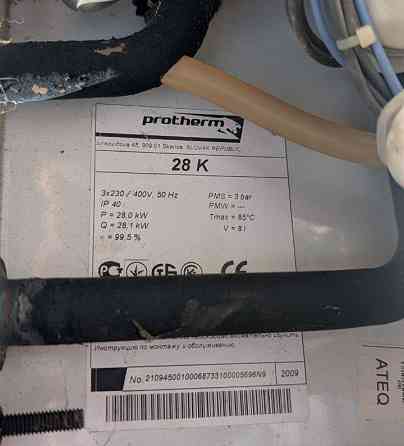 Электрический котел protherm 28К Донецк