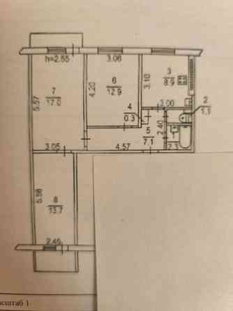 3х-ком. квартира, Текстильщик Донецк