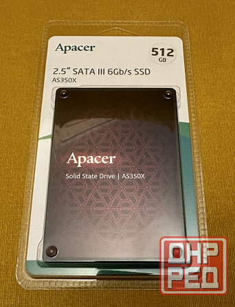 SSD SATA Apacer AS350X 512Gb Донецк - изображение 1