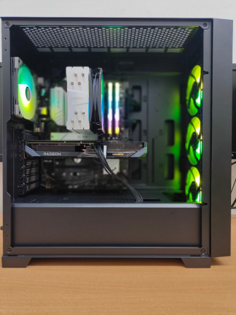 Игровой компьютер Ryzen 7500F + RX 9060 XT 16GB Донецк