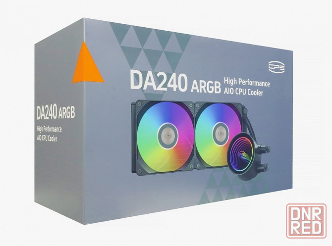 Система жидкостного охлаждения PCCooler DA240 ARGB BK Донецк - изображение 1