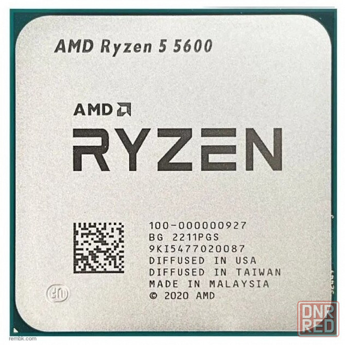 Процессор amd ryzen 5 5600 am4, 6 x 3500 мгц, oem в макеевке днр | Гарантия Макеевка - изображение 1