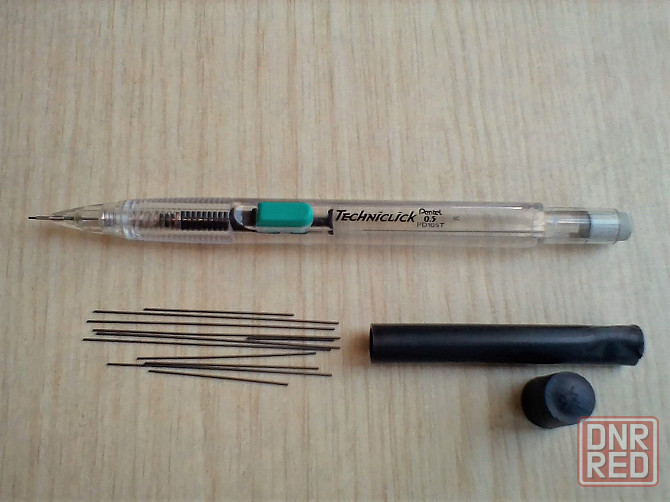 Карандаш pentel techniclick 0.5 стержни, ластик-резинка. япония Донецк - изображение 1