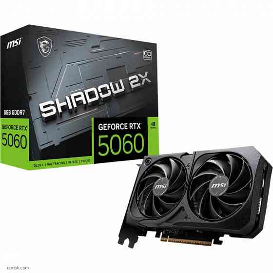 видеокарта msi rtx 5060 8g shadow 2x oc 8гб, ret по доступной цене в макеевке днр Макеевка