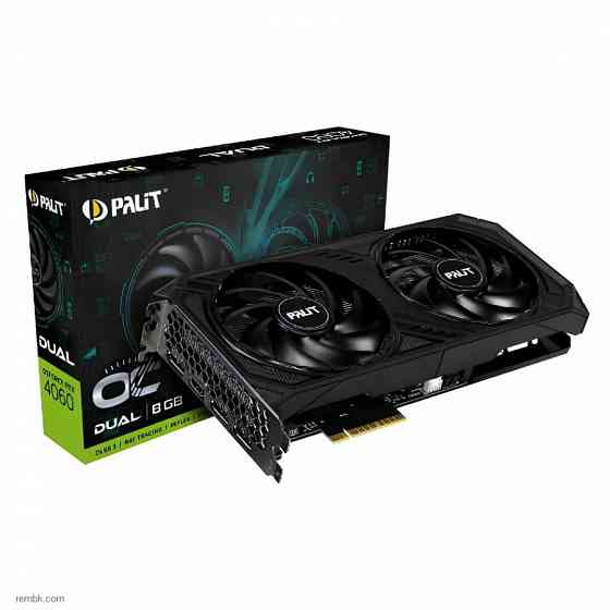 видеокарта palit nvidia geforce rtx 4060 dual oc 8gb (ne64060t19p1-1070d) по доступной цене в макеевке днр Макеевка
