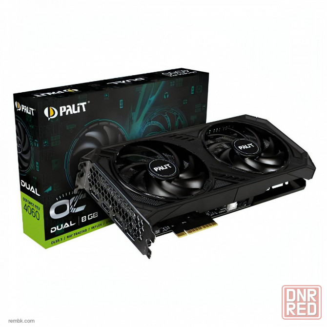 видеокарта palit nvidia geforce rtx 4060 dual oc 8gb (ne64060t19p1-1070d) по доступной цене в макеевке днр Макеевка - изображение 1