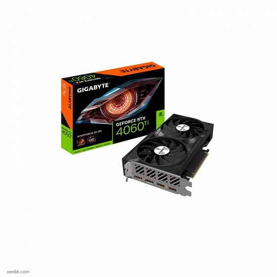 видеокарта gigabyte rtx4060ti windforce oc 8gb gddr6 128-bit dpx2 hdmix2 2fan atx rtl gv-n406twf2oc-8gd по доступной цене в макеевке днр Макеевка