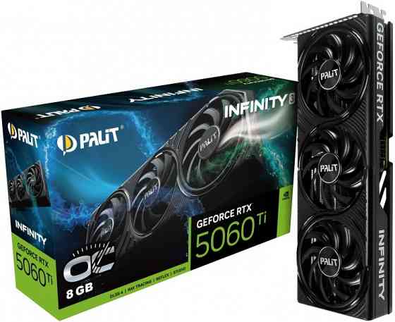 Видеокарта Palit RTX 5060 Ti Infinity 3 OC 8GB PCIe 5 Донецк