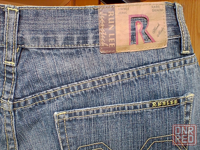 Мужские джинсы Run Lee на пуговицах. W34/L30. 100% cotton Донецк - изображение 1
