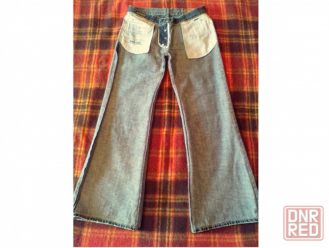 Мужские джинсы Run Lee на пуговицах. W34/L30. 100% cotton Донецк - изображение 7