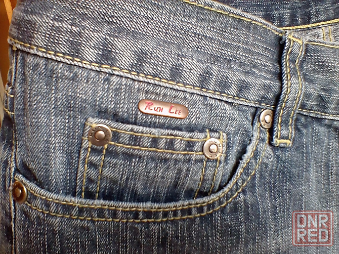 Мужские джинсы Run Lee на пуговицах. W34/L30. 100% cotton Донецк - изображение 3