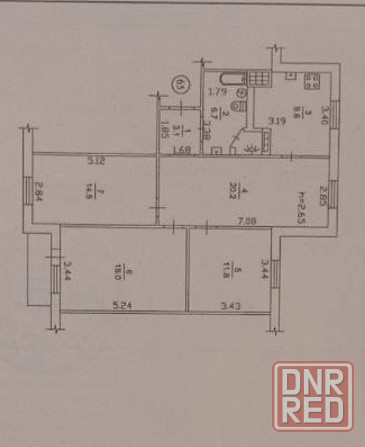 Продаётся 3х ком. квартира с большой гостинной в Буденновском р-не, пл. Буденного Донецк - изображение 7