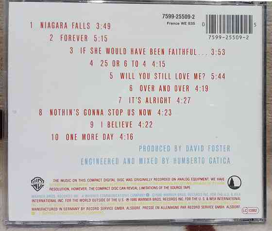 Фирменный CD: Chicago (1987) Chicago XVIII (18) Макеевка
