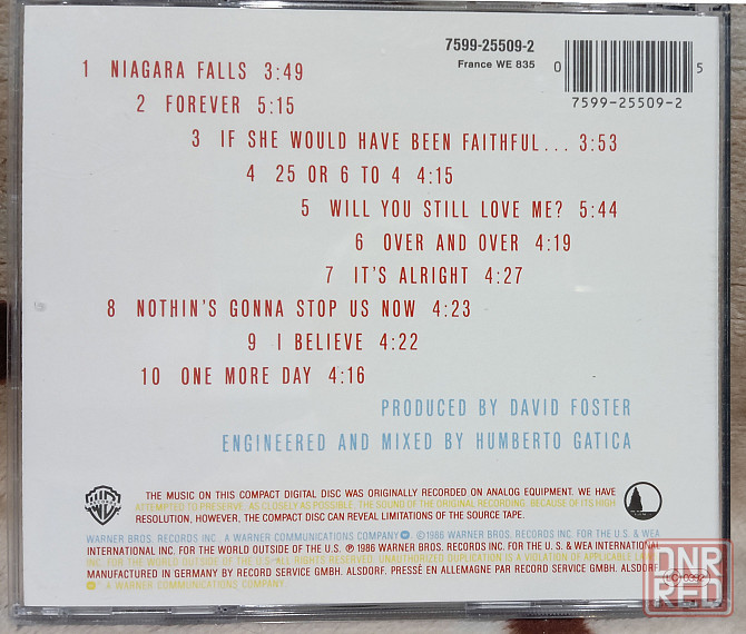 Фирменный CD: Chicago (1987) Chicago XVIII (18) Макеевка - изображение 2