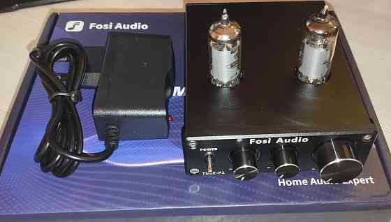Ламповый предусилитель Fosi Audio P1, Hi-Fi стерео 6K4!!!.пишите смс или звоните потом перезвоню!!! Макеевка