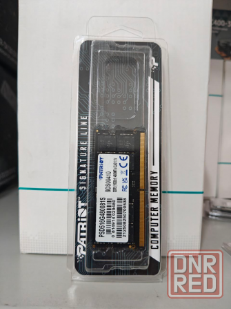 Оперативная память sodimm DDR5 Patriot Signature Line 16Gb 4800MHz CL40 Донецк - изображение 1