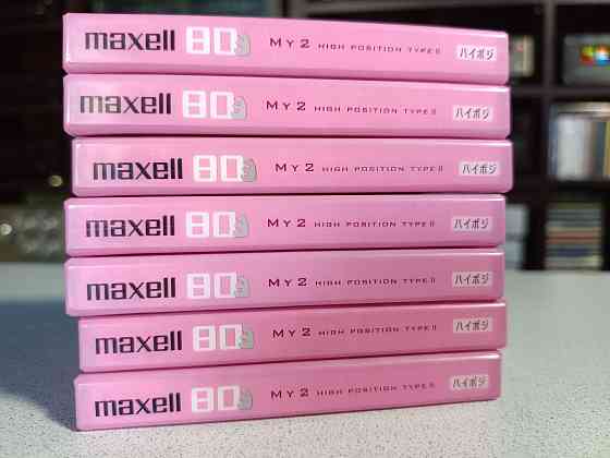 Запечатанная аудиокассета Maxell-MY2-80-TypeII Донецк