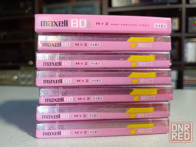 Запечатанная аудиокассета Maxell-MY2-80-TypeII Донецк - изображение 4