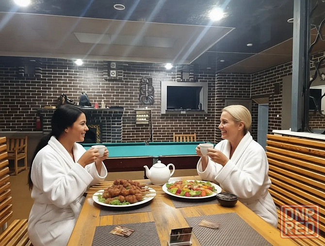 Квартира-Почасово-Ночь,Сауна-Баня.2комнаты(бильярд-мангал-стол,всё в одном зале)душ,парилка, бассей Донецк - изображение 5