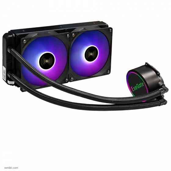 Водяное охлаждение для компьютера exegate blackwater-240v2. pwm. rgb (ex293457rus) в макеевке днр | Гарантия Макеевка