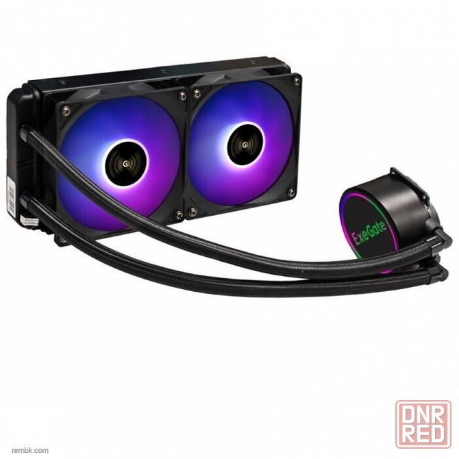 Водяное охлаждение для компьютера exegate blackwater-240v2. pwm. rgb (ex293457rus) в макеевке днр | Гарантия Макеевка - изображение 1
