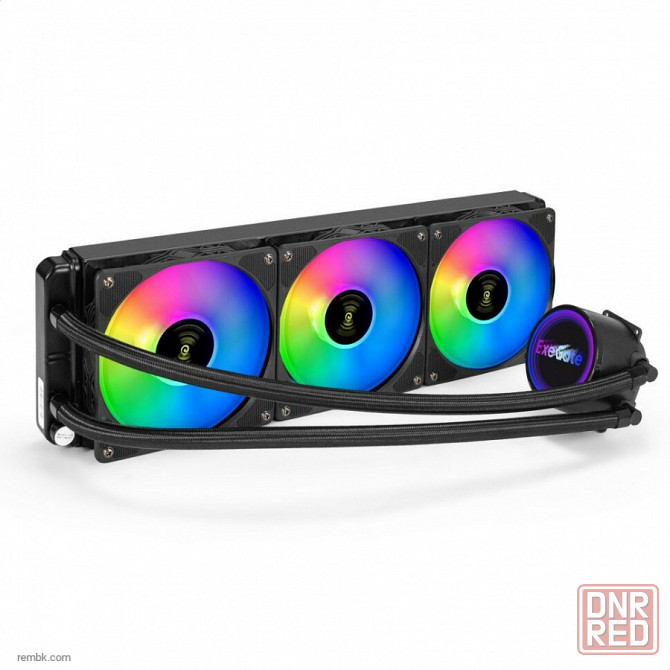 Комплект водяного охлаждения exegate blackwater-360. pwm. rgb (rgb подсветка, (ex297325rus) по доступной цене в макеевке днр | Гарантия Макеевка - изображение 1