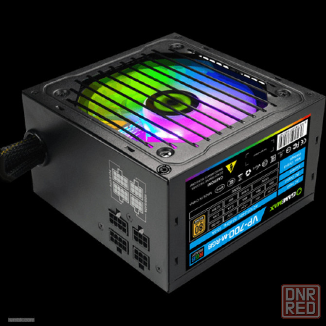 Блок питания gamemax vp-700-rgb-modular 80+ atx 700w, ultra quiet в макеевке днр | Гарантия Макеевка - изображение 1
