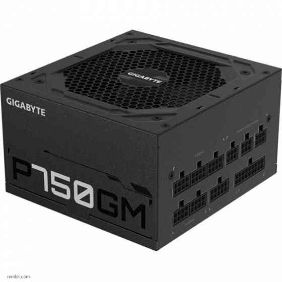 Блок питания gigabyte gp-p750gm 750w, 80+ gold, черный | Гарантия Макеевка