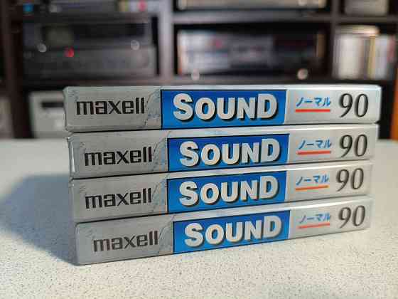 Запечатанная аудиокассета Maxell-Sound90 Донецк