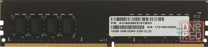 DDR4 16Gb 3200MHz 16GB Apacer AU16GGB32CSYBGH/EL.16G21.GSH Донецк - изображение 1