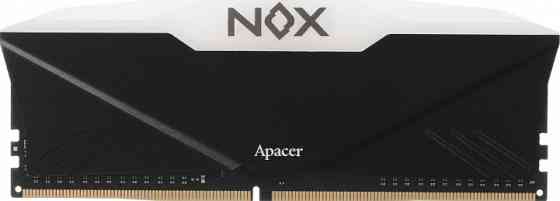 DDR4 16Gb 3200MHz 16GB Apacer Nox, DDR4, CL16, DIMM, радиатор, RGB, черный Донецк