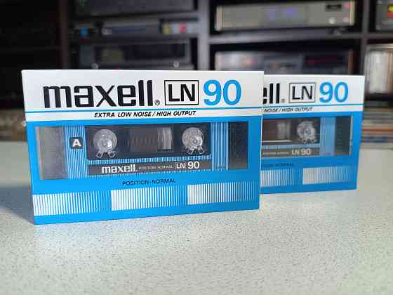Запечатанная аудиокассета Maxell-LN 90 Донецк