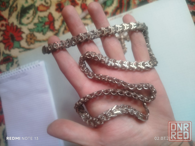 Серебряная цепочка Горловка - изображение 1