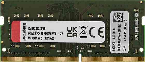 SO-DIMM DDR4 16GB 3200MHz Kingston KVR32S22S8/16 Донецк