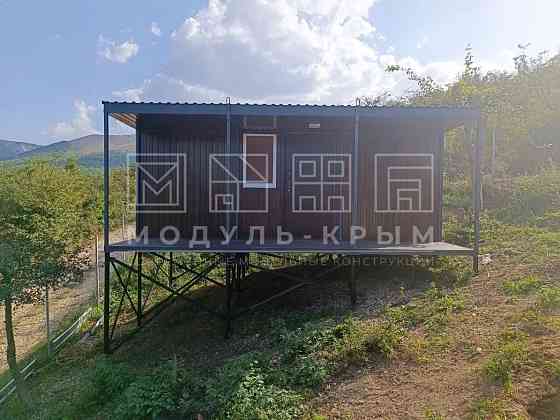 Модульный дачный домик с террасой Донецк
