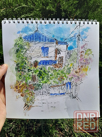 Картина ,,Чудесный сад'' 19×19см Донецк - изображение 2