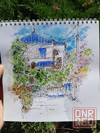 Картина ,,Чудесный сад'' 19×19см Донецк - изображение 1