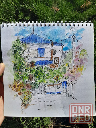 Картина ,,Чудесный сад'' 19×19см Донецк - изображение 3