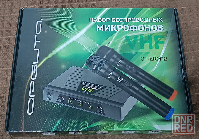 Набор беспроводных микрофонов (2шт,220В) Орбита OT-ERM12 Донецк - изображение 1