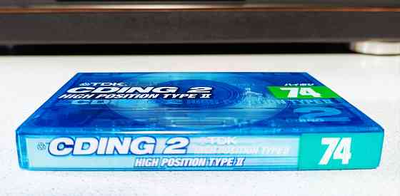 Запечатанная аудиокассета TDK-CDing 2-74 Донецк