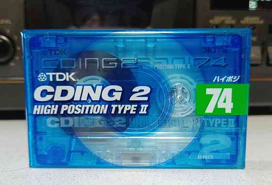Запечатанная аудиокассета TDK-CDing 2-74 Донецк